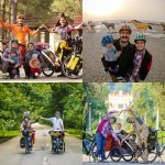 8000 km cycling with family to support safe and clean mobility